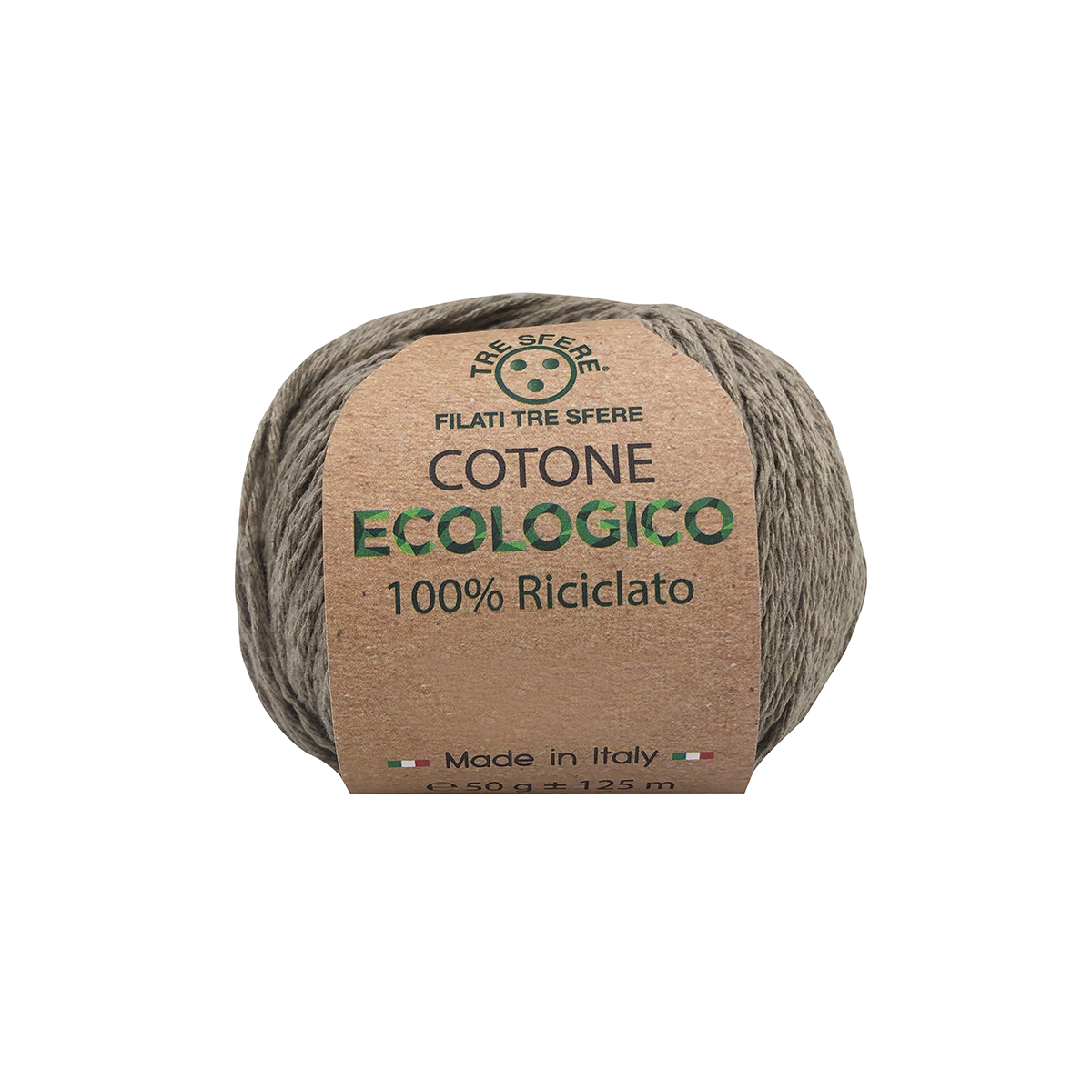 filati italiani Cotone Fiocco. 100% Cotton, 50g (125m) per