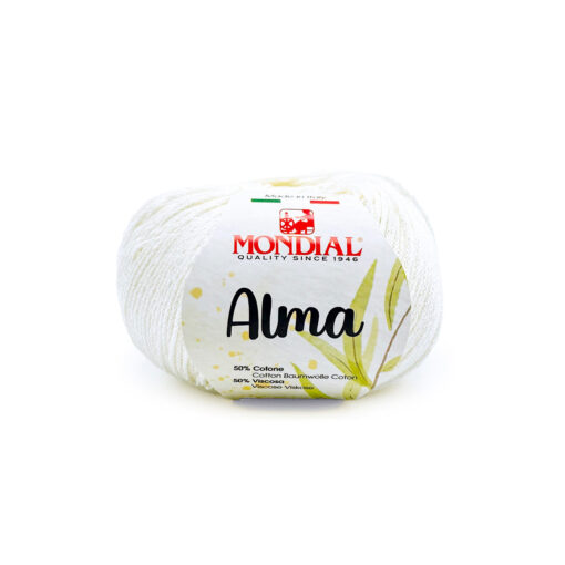 Alma Mondial Cotone 50% Viscosa 50% Bianco 100