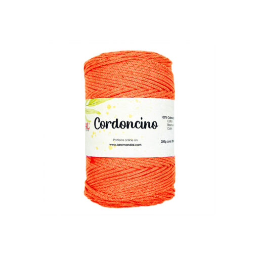 Cordoncino Mondial Cotone Rigenerato 100% Arancio 713