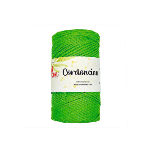 Cordoncino Mondial Cotone Rigenerato 100% Verde 718